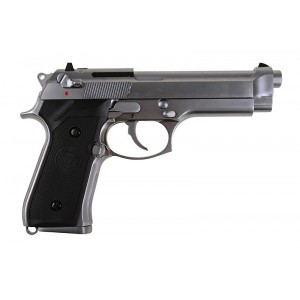 Страйкбольный пистолет Beretta M92S, металл, хром, Gen 2 (WE) Full Auto 